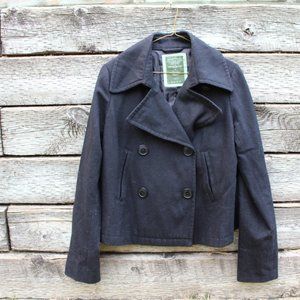 POLO CROPPED WAIST PEA COAT